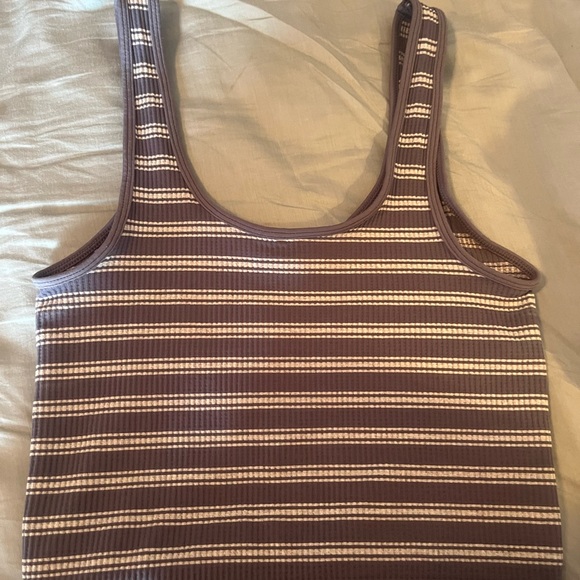Tilly’s striped navy and white tank top, s/m - Picture 2 of 3